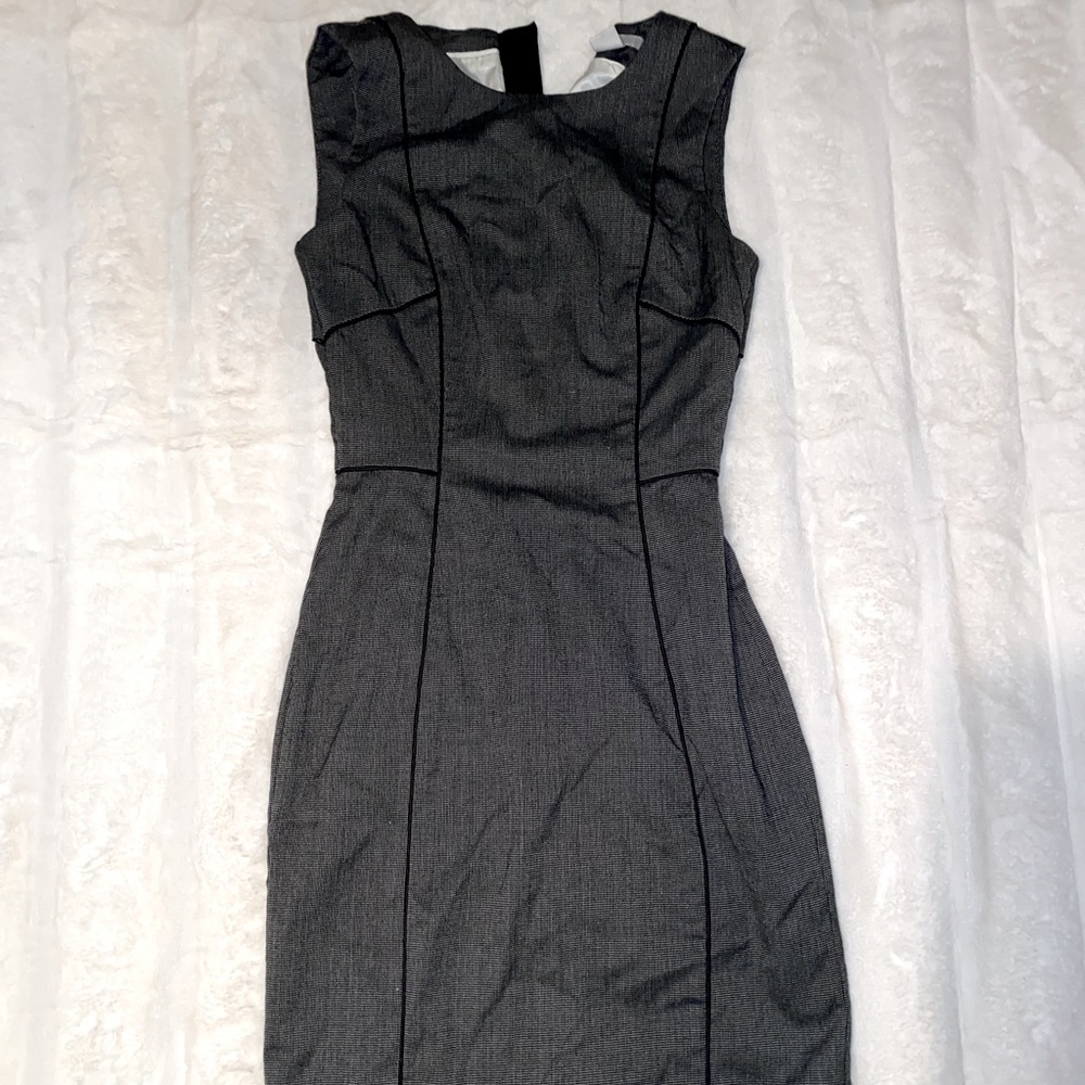 Grey Pencil Dress